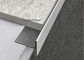 T Berbentuk 20mm Stainless Steel Tile Trim Glossy Untuk Penutup Lantai Disikat