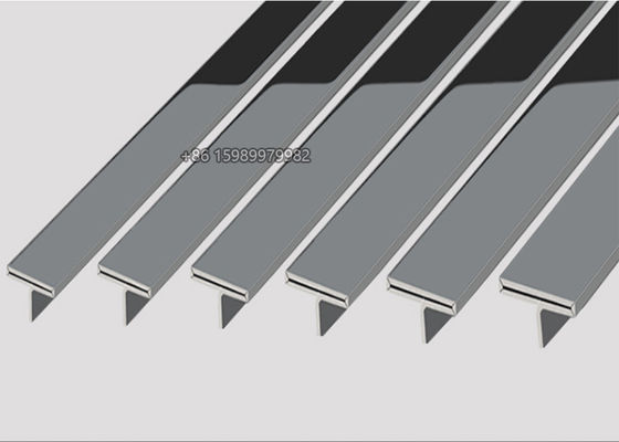 T15 Stainless Steel T Profil T Moulding Designoriented 3.05m Panjang